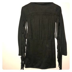 Mini long sleeve dress